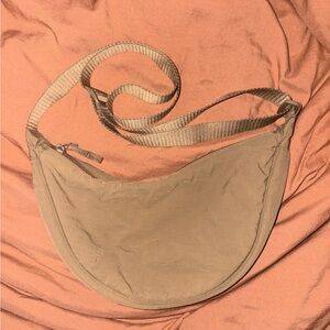 Uniqlo Tan Round Mini Crossbody bag